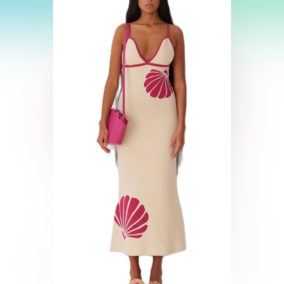 Dresses & Skirts - Pink Midi Dress Size Large